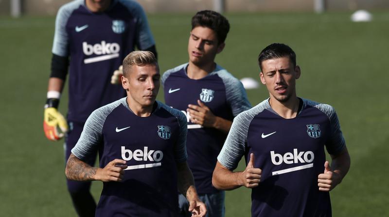 Barca spokesman Josep Vives said the women’s team flew in economy rather than business because they were a late addition to the tour and they had already contracted a charter flight. (Photo: AP) Barca spokesman Josep Vives said the women’s team flew in economy rather than business because they were a late addition to the tour and they had already contracted a charter flight. (Photo: AP)