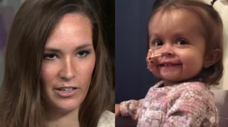 The 18-month-old toddler Talia had been diagnosed with a life threatening disease that could only be saved with the help of a liver transplant. (Photo: Youtube) The 18-month-old toddler Talia had been diagnosed with a life threatening disease that could only be saved with the help of a liver transplant. (Photo: Youtube)