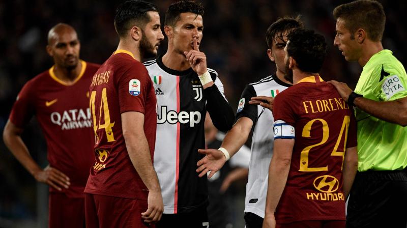 Ronaldo's hopes of finishing the season as the Serie A top scorer are slim as his 21 goals are five behind Sampdoria's Fabio Quagliarella's 26 with two games left. Ronaldo's hopes of finishing the season as the Serie A top scorer are slim as his 21 goals are five behind Sampdoria's Fabio Quagliarella's 26 with two games left.