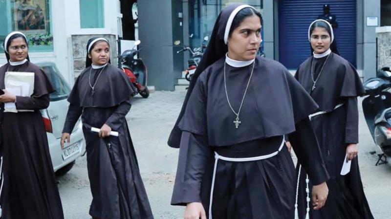 The rebel nuns have been barred from calling someone even for minor maintenance work. The rebel nuns have been barred from calling someone even for minor maintenance work.