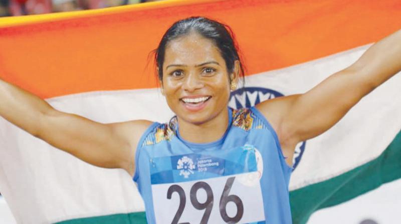 Dutee Chand recently made headlines as she disclosed that she's in a same-sex relationship. Dutee Chand recently made headlines as she disclosed that she's in a same-sex relationship.