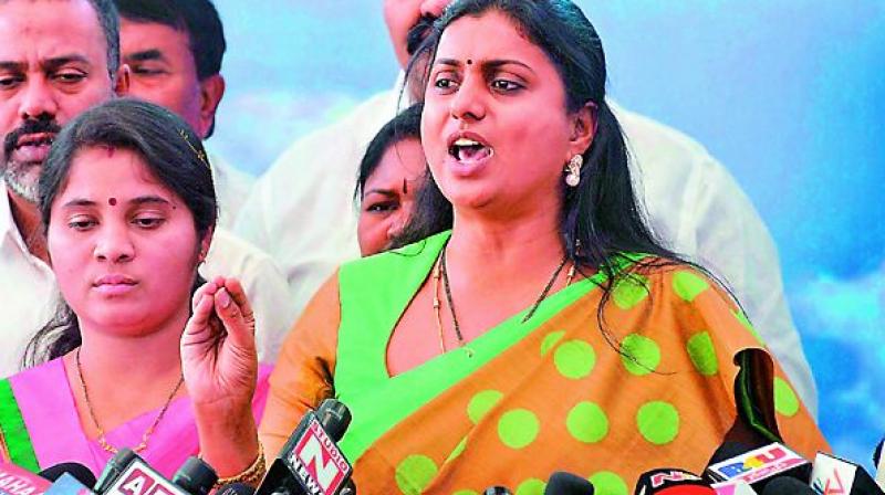 Chief Minister Chandrababu Naidu was responsible for all these incidents. Mr Naidu had issued 130 GOs withdrawing murder cases. This encouraged his party activists to commit gruesome murders -RK Roja, YSRC MLA Chief Minister Chandrababu Naidu was responsible for all these incidents. Mr Naidu had issued 130 GOs withdrawing murder cases. This encouraged his party activists to commit gruesome murders -RK Roja, YSRC MLA