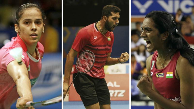 While PV Sindhu will look to bounce back after her early exit at China Open Super Series, National Badminton Championship winners Saina Nehwal and HS Prannoy will aim to end their season on a high at the Hong Kong Open Super Series. (Photo: AP) While PV Sindhu will look to bounce back after her early exit at China Open Super Series, National Badminton Championship winners Saina Nehwal and HS Prannoy will aim to end their season on a high at the Hong Kong Open Super Series. (Photo: AP)