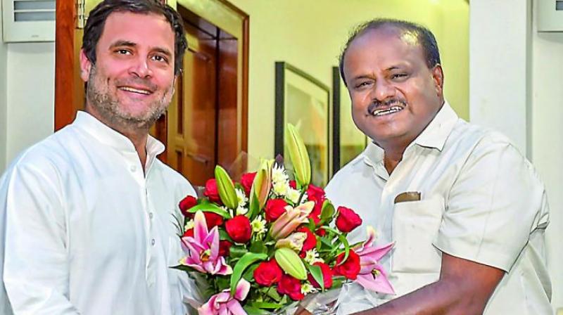 Congress and JD(S) ministers, MLAs and leaders will be part of the event. (Image: PTI) Congress and JD(S) ministers, MLAs and leaders will be part of the event. (Image: PTI)