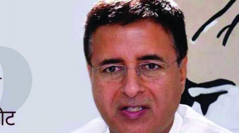 'it is clear, the BJP people are the descendants of Godse,' Congress' chief spokesperson Randeep Surjewala said. (Photo: File) 'it is clear, the BJP people are the descendants of Godse,' Congress' chief spokesperson Randeep Surjewala said. (Photo: File)