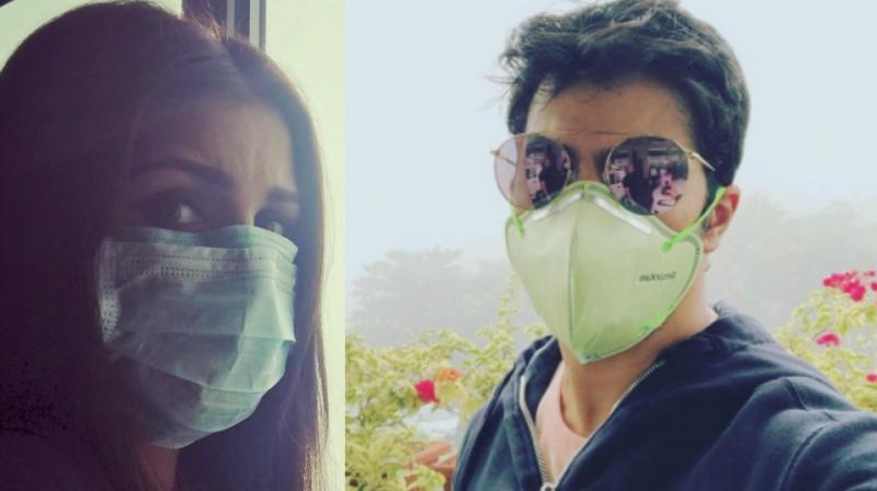 Pictures Parineeti Chopra and Varun Dhawan shared on social media. Pictures Parineeti Chopra and Varun Dhawan shared on social media.