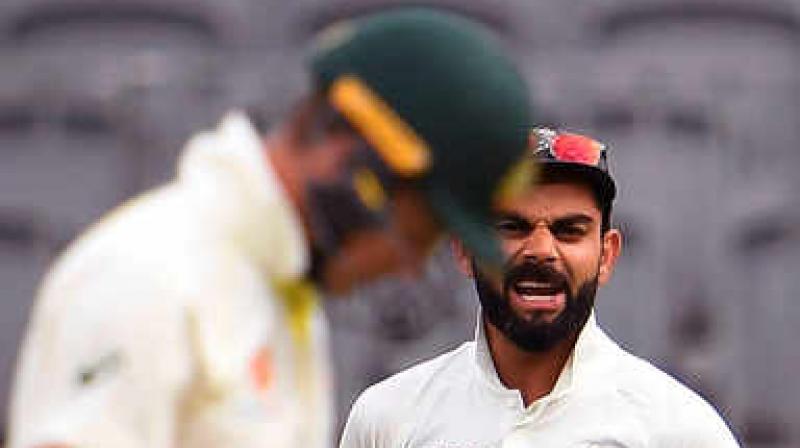 The two captains were consistently involved in banter during the match but both insisted that no line was crossed. (Photo: AFP) The two captains were consistently involved in banter during the match but both insisted that no line was crossed. (Photo: AFP)