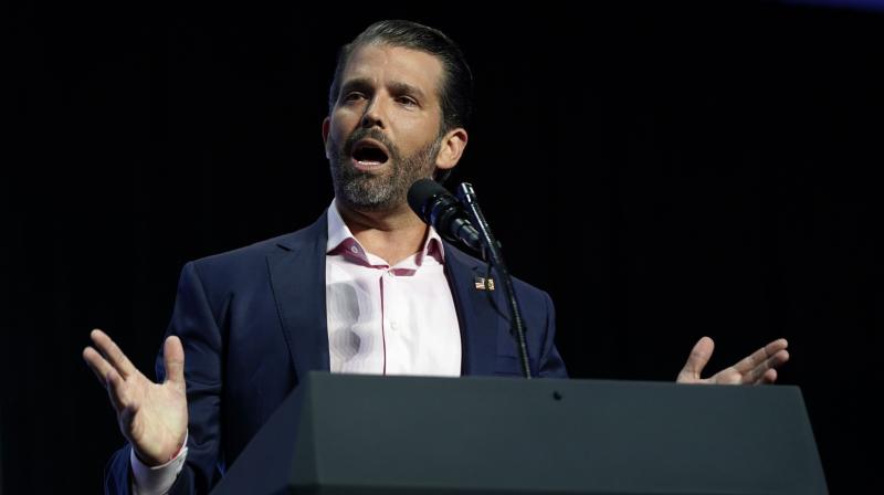 Donald Trump Jr. posted a since-deleted tweet on Monday with a viral video of doctors talking about the drug hydroxychloroquine. (AP) Donald Trump Jr. posted a since-deleted tweet on Monday with a viral video of doctors talking about the drug hydroxychloroquine. (AP)