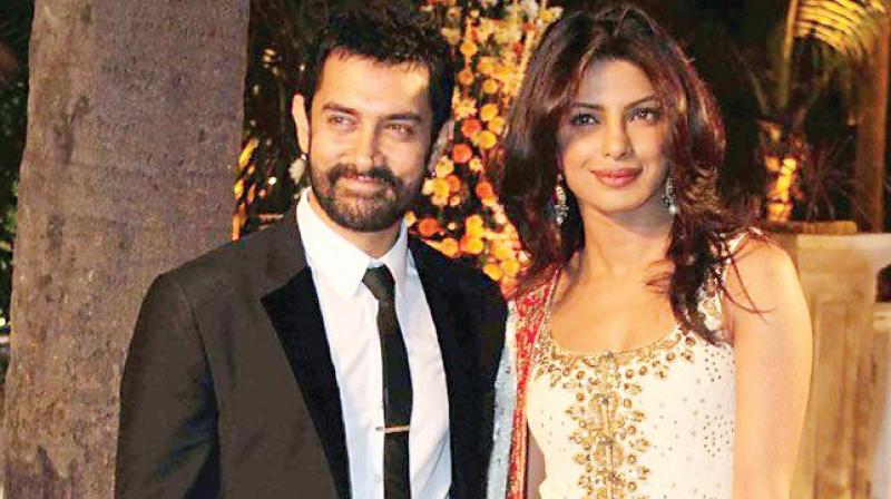 Priyanka Chopra and Aamir Khan Priyanka Chopra and Aamir Khan