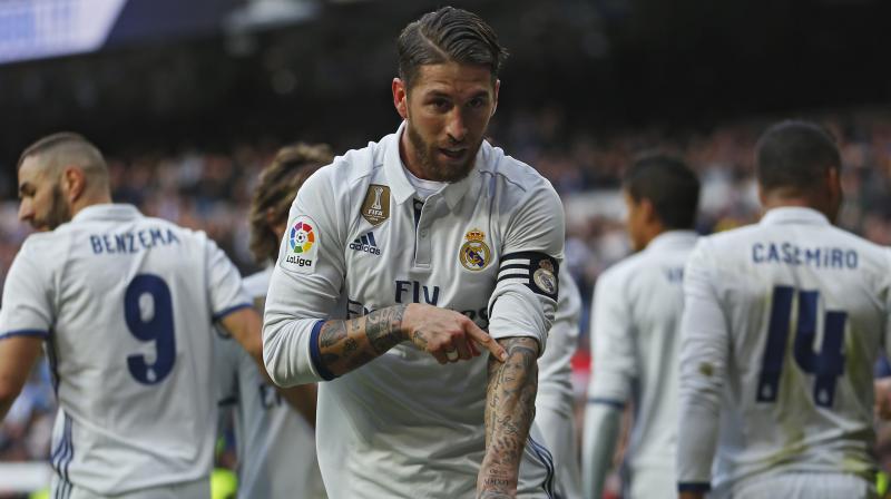 The Spanish international opened the scoring with a towering header from a Toni Kroos corner on 35 minutes. (Photo: AP) The Spanish international opened the scoring with a towering header from a Toni Kroos corner on 35 minutes. (Photo: AP)