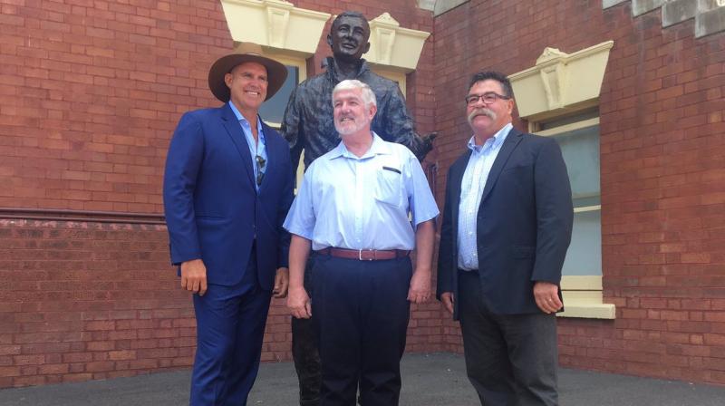 The trio will be inducted into the Hall of Fame at the Allan Border Medal ceremony in Sydney on Monday. (Photo: Twitter/Cricket Australia) The trio will be inducted into the Hall of Fame at the Allan Border Medal ceremony in Sydney on Monday. (Photo: Twitter/Cricket Australia)