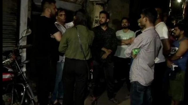 A 52-year-old businessman was stabbed to death allegedly for objecting to lewd comments made by some boys on his daughter in West Delhi's Moti Nagar area, police said on Monday. (Photo: Twitter/ANI) A 52-year-old businessman was stabbed to death allegedly for objecting to lewd comments made by some boys on his daughter in West Delhi's Moti Nagar area, police said on Monday. (Photo: Twitter/ANI)