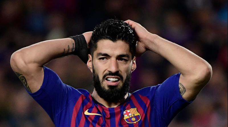 Suarez is unlikely to face Getafe at home in La Liga on Sunday before Barcelona play away to Eibar the following weekend in their last league game of the season. (Photo: AFP) Suarez is unlikely to face Getafe at home in La Liga on Sunday before Barcelona play away to Eibar the following weekend in their last league game of the season. (Photo: AFP)