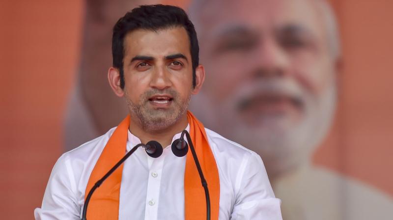 Gambhir had refuted the allegation saying he would quit the electoral contest if proved guilty. (Photo: PTI) Gambhir had refuted the allegation saying he would quit the electoral contest if proved guilty. (Photo: PTI)