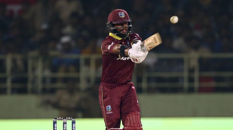 Hope recorded his career-best score of 170 runs in the opening match against Ireland and along with fellow opener John Campbell, he registered the highest ever ODI opening partnership of 365 runs. (Photo: AP) Hope recorded his career-best score of 170 runs in the opening match against Ireland and along with fellow opener John Campbell, he registered the highest ever ODI opening partnership of 365 runs. (Photo: AP)