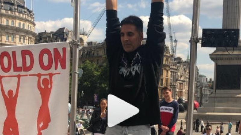 Akshay Kumar in action. (Source: Instagram) Akshay Kumar in action. (Source: Instagram)