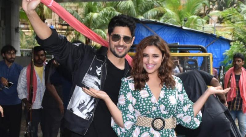 Parineeti Chopra and Sidharth Malhotra at the trailer launch of their film. (Picture: Viral Bhayani) Parineeti Chopra and Sidharth Malhotra at the trailer launch of their film. (Picture: Viral Bhayani)