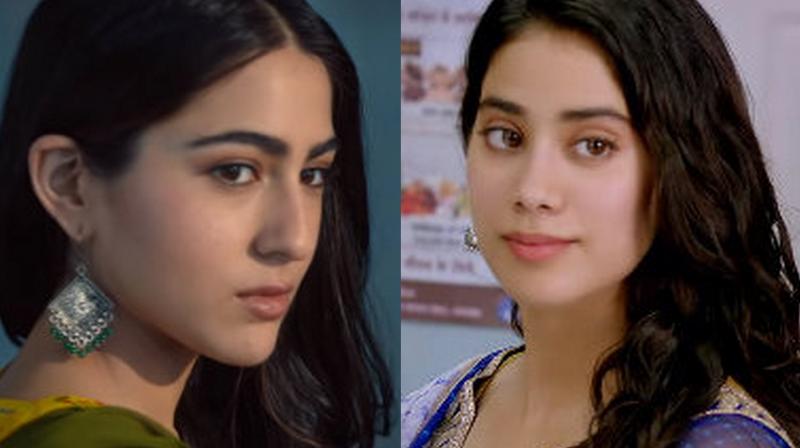 Sara Ali Khan and Janhvi Kapoor in Kedarnath and Dhadak trailers respectively. (Photo credit: Stills from YouTube) Sara Ali Khan and Janhvi Kapoor in Kedarnath and Dhadak trailers respectively. (Photo credit: Stills from YouTube)