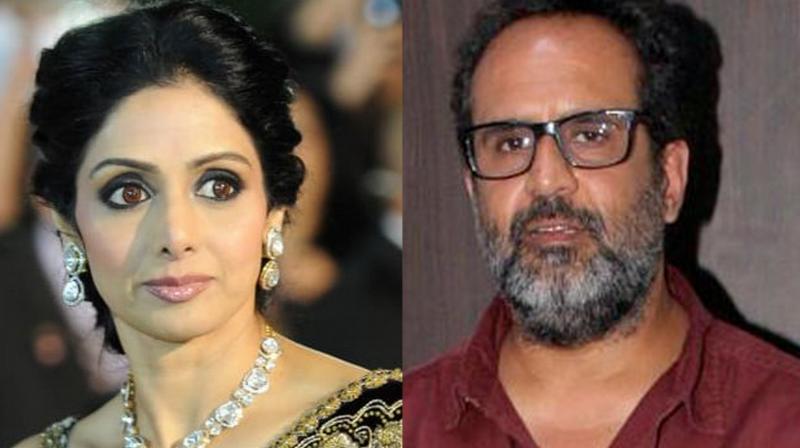 Sridevi and Aanand L Rai. Sridevi and Aanand L Rai.