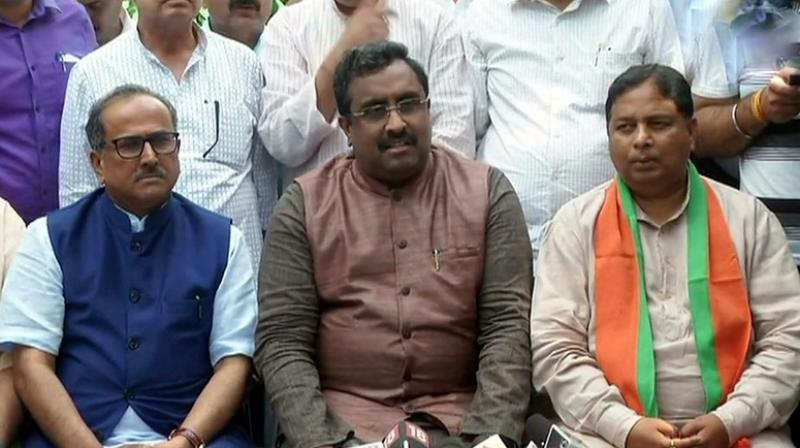 BJP National General Secretary Ram Madhav said the allegation on BJP minister being pro-rapists are not true and that the lawmakers had no intention to hamper the investigation in the Kathua rape case