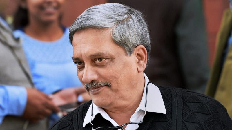 Defence Minister Manohar Parrikar at Parliament House during the winter session, in New Delhi. (Photo: PTI) Defence Minister Manohar Parrikar at Parliament House during the winter session, in New Delhi. (Photo: PTI)