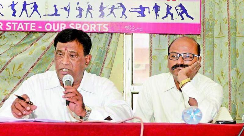 Sports Authority of Telangana State chairman A. Venkateshwar Reddy. Sports Authority of Telangana State chairman A. Venkateshwar Reddy.