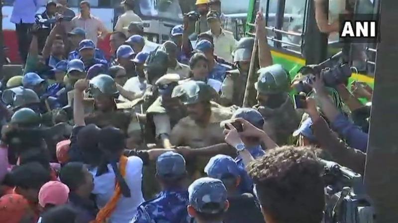 In Madikeri, various organisations, including BJP and Codava National Council, protested against Tipu Jayanti celebrations and called for a shutdown. (Photo: ANI/Twitter) In Madikeri, various organisations, including BJP and Codava National Council, protested against Tipu Jayanti celebrations and called for a shutdown. (Photo: ANI/Twitter)