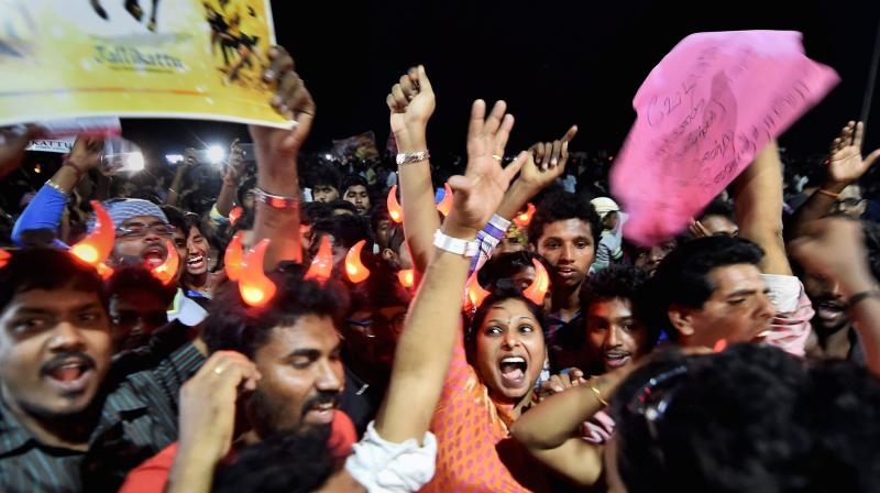 As protests for conducting Jallikattu continued state-wide, Vishwanathan Anand extended his support to holding the bull taming sport, saying it was a cultural symbol. (Photo: PTI) As protests for conducting Jallikattu continued state-wide, Vishwanathan Anand extended his support to holding the bull taming sport, saying it was a cultural symbol. (Photo: PTI)