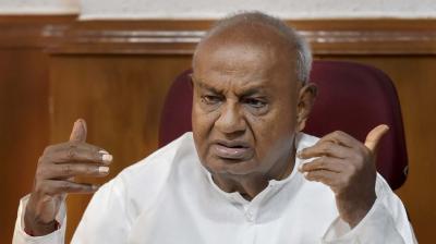 Former Prime Minister H D Deve Gowda. (PTI Photo)