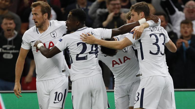 But, after losing eight of their previous 12 matches at Wembley, Kane's predatory finishing ensured Tottenham finally enjoyed a night to remember in their temporary lodgings.(Photo: AP) But, after losing eight of their previous 12 matches at Wembley, Kane's predatory finishing ensured Tottenham finally enjoyed a night to remember in their temporary lodgings.(Photo: AP)