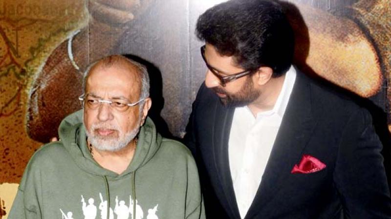 Abhishek Bachchan and JP Dutta. Abhishek Bachchan and JP Dutta.