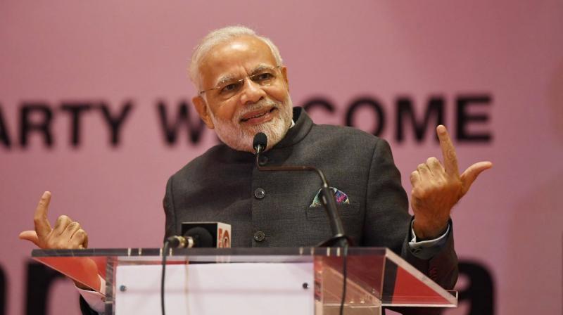 Prime Minister Narendra Modi addresses the Indian community people during a reception at Kigali, in Rwanda. (Photo: Twitter | @MEAIndia) Prime Minister Narendra Modi addresses the Indian community people during a reception at Kigali, in Rwanda. (Photo: Twitter | @MEAIndia)