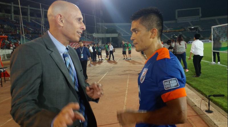 Stephen Constantine is relieved to have broken a 64-year-old jinx in the process. (Photo: AIFF) Stephen Constantine is relieved to have broken a 64-year-old jinx in the process. (Photo: AIFF)
