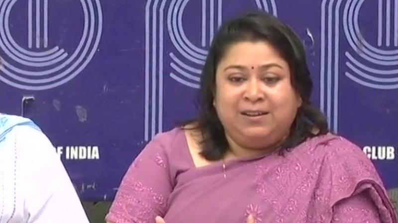 'We never imagined that we would have to hold a press conference to justify our work. We are answerable only to the Constitution,' Manisha Saxena said. (Photo: ANI | Twitter) 'We never imagined that we would have to hold a press conference to justify our work. We are answerable only to the Constitution,' Manisha Saxena said. (Photo: ANI | Twitter)
