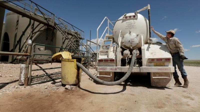 Researchers at the University of Colorado have found more evidence that an increase in earthquakes on the Colorado-New Mexico border since 2001 was caused by wells that inject wastewater from oil and gas production back underground. (Photo credit: AP) Researchers at the University of Colorado have found more evidence that an increase in earthquakes on the Colorado-New Mexico border since 2001 was caused by wells that inject wastewater from oil and gas production back underground. (Photo credit: AP)