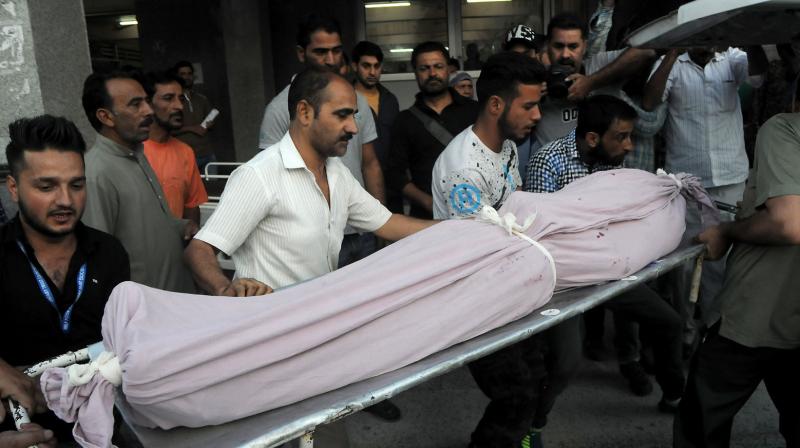 One of the injured identified as Maqsood Shah, a resident of Budgam district, succumbed to injuries, he said. (Photo: DC/Habib Naqash) One of the injured identified as Maqsood Shah, a resident of Budgam district, succumbed to injuries, he said. (Photo: DC/Habib Naqash)