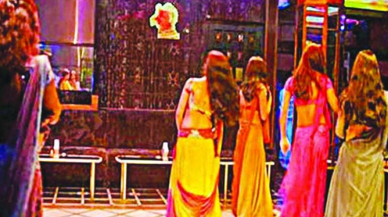 The dancing women move from one area to the next after a few songs, unless there is someone who is paying a lot of money for someone particular to remain. The dancing women move from one area to the next after a few songs, unless there is someone who is paying a lot of money for someone particular to remain.