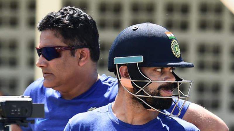 Talks had reportedly broken down between Virat Kohli and Anil Kumble, during one of the three meetings. (Photo: AFP) Talks had reportedly broken down between Virat Kohli and Anil Kumble, during one of the three meetings. (Photo: AFP)