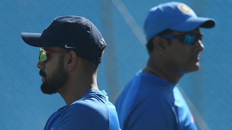The COA were only made aware of the differences between Virat Kohli and Anil Kumble when they spoke separately to the respective parties on the day of the IPL final. (Photo: AFP) The COA were only made aware of the differences between Virat Kohli and Anil Kumble when they spoke separately to the respective parties on the day of the IPL final. (Photo: AFP)