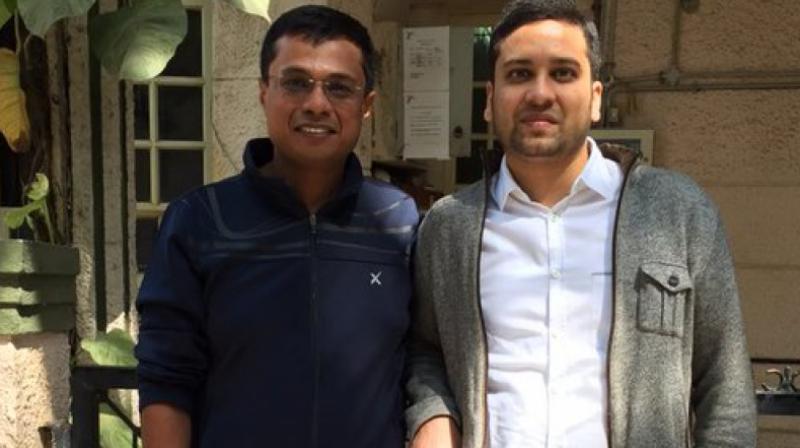 Sachin Bansal (L) and Binny Bansal (R) Sachin Bansal (L) and Binny Bansal (R)
