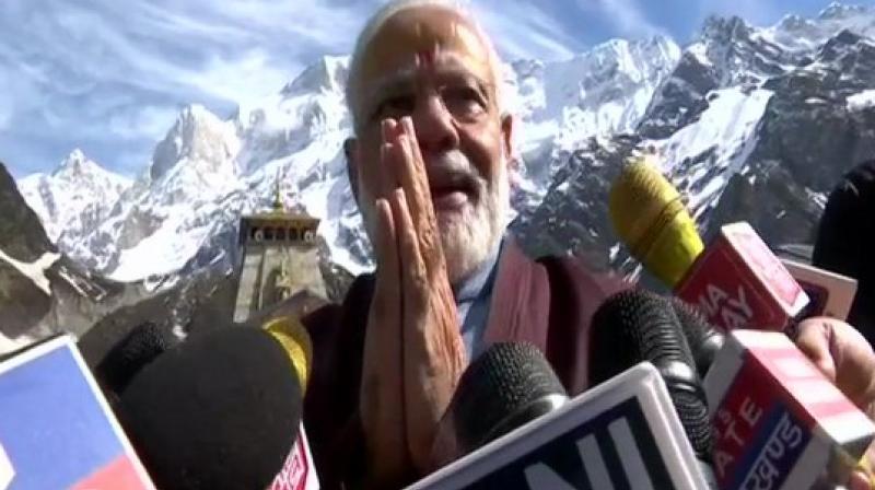 Prime Minister Narendra Modi on Sunday interacted with media and said his mission is to carry out developmental work in the region. (Photo: ANI) Prime Minister Narendra Modi on Sunday interacted with media and said his mission is to carry out developmental work in the region. (Photo: ANI)