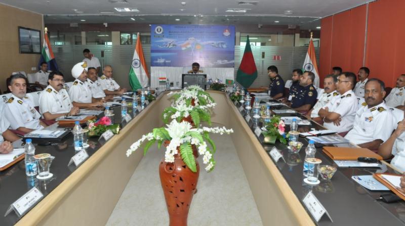 The BCG sought ICG’s help during the regional commanders-level meeting at ICG North East (NE) regional headquarters in New Town, Kolkata on Monday. (Photo: DC/Rajib Chowdhuri) The BCG sought ICG’s help during the regional commanders-level meeting at ICG North East (NE) regional headquarters in New Town, Kolkata on Monday. (Photo: DC/Rajib Chowdhuri)
