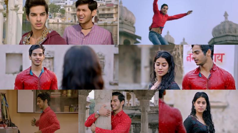 Some stills from 'Dhadak' song 'Pehli Baar'. Some stills from 'Dhadak' song 'Pehli Baar'.