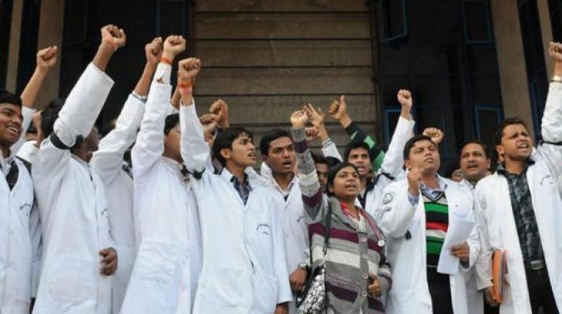 The 30 State and 1765 local branches of the Indian Medical Association (IMA) will take part in the dharna. (Representational image) The 30 State and 1765 local branches of the Indian Medical Association (IMA) will take part in the dharna. (Representational image)