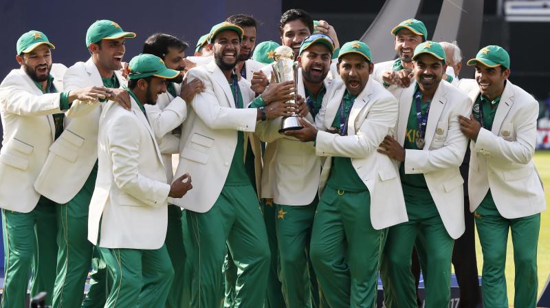 From being on the verge of getting knocked out of the tournament to clinching the title, Pakistan made a stunning turnaround to win their maiden ICC Champions Trophy title. (Photo: AP) From being on the verge of getting knocked out of the tournament to clinching the title, Pakistan made a stunning turnaround to win their maiden ICC Champions Trophy title. (Photo: AP)