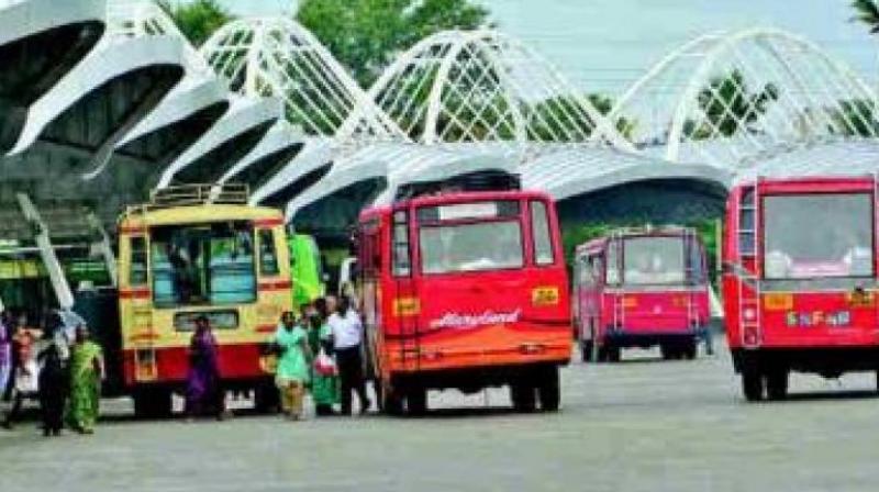 Jasla, hailing from Karakkamala, Kellur in Wayanad, and her four-year-old kid were travelling from Kozhikode to Mananthavady in a KSRTC bus. (Representational image) Jasla, hailing from Karakkamala, Kellur in Wayanad, and her four-year-old kid were travelling from Kozhikode to Mananthavady in a KSRTC bus. (Representational image)