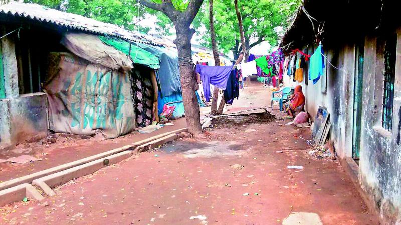 A Rohingya settlement at Balapur near Chandrayangutta. Several persecuted families who escaped from Myanmar are living here for the past few years. (Photo: DC) A Rohingya settlement at Balapur near Chandrayangutta. Several persecuted families who escaped from Myanmar are living here for the past few years. (Photo: DC)