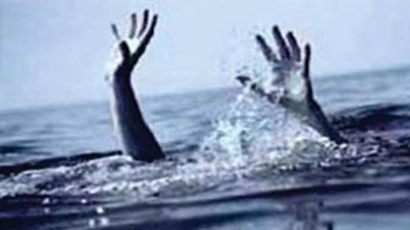 Two young girls were drowned in the Bay of Bengal when they went out for swimming at Thupilipalem in Vakadu mandal of Nellore district on Thursday. Two young girls were drowned in the Bay of Bengal when they went out for swimming at Thupilipalem in Vakadu mandal of Nellore district on Thursday.