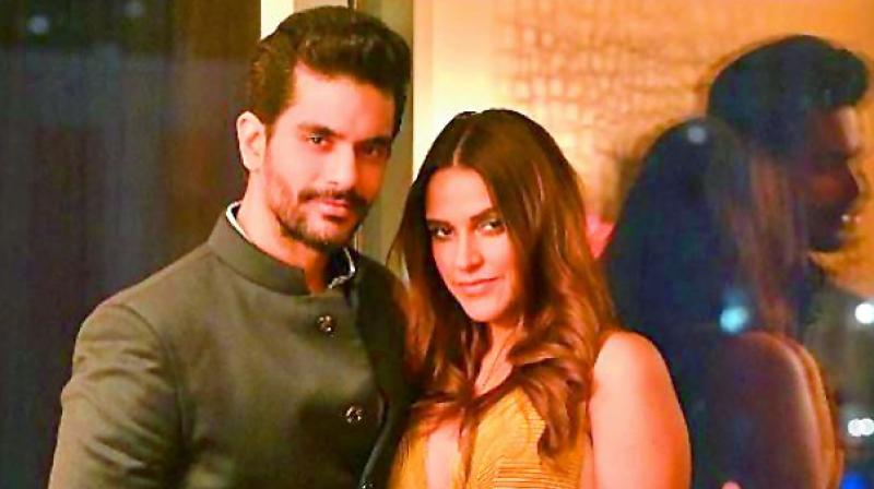 Angad Bedi and wife Neha Dhupia. Angad Bedi and wife Neha Dhupia.