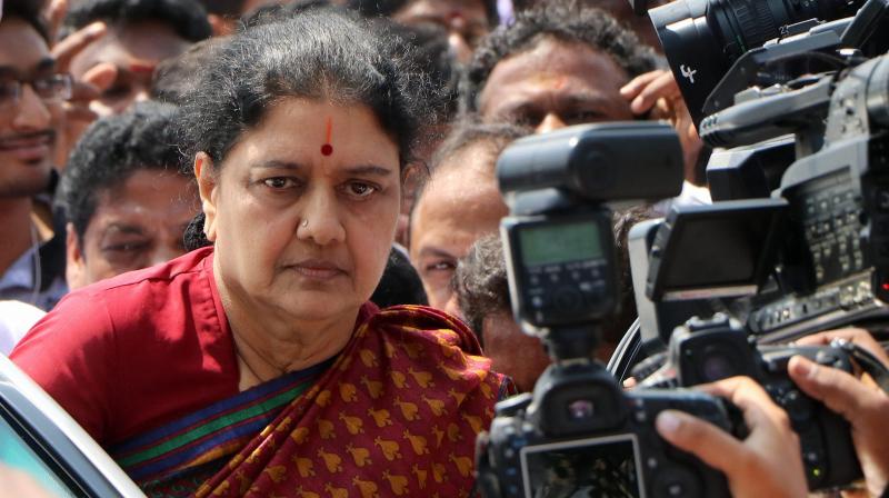 AIADMK General Secretary V K Sasikala. (Photo: PTI) AIADMK General Secretary V K Sasikala. (Photo: PTI)